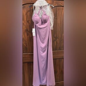 Azazie Strapless Lavender Dress